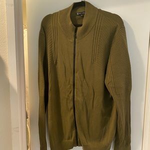 WORN ONCE inc zip up sweater